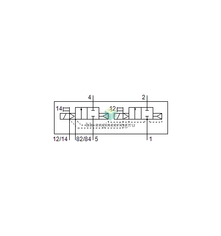 VMPA14-M1HF-I-PI 578816 FESTO - Распределитель электр. упр., 2X2/2 НЗ, 24 VDC, изображение 2