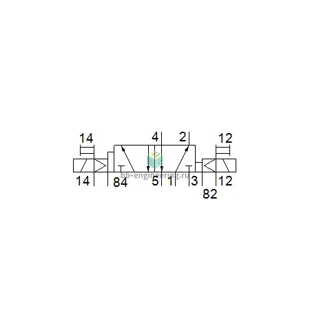 CPVSC1-M1LH-J-T-M5 547307 FESTO - Распределитель электр. упр., 5/2 бист., M5, 24 VDC, изображение 2