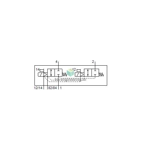VMPA14-M1H-DS-G1/8-PI 8023557 FESTO - Распределитель электр. упр., 2X2/2 НЗ, G1/8, 24 VDC, изображение 2
