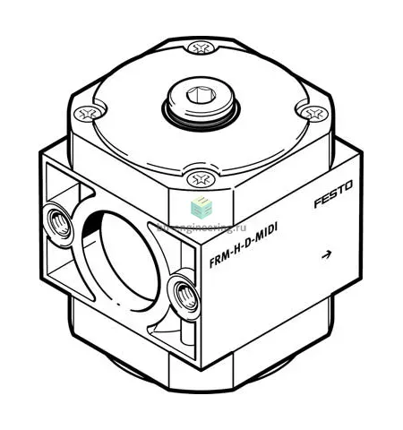 FRM-H-D-MINI 170687 FESTO - Ответвитель с обратным клапаном, G1/4, 2 выхода, изображение 1