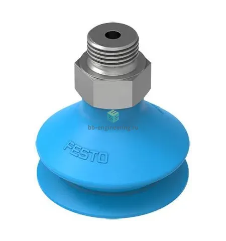 VASB-40-1/4-PUR-B 1395691 FESTO - Присоска вакуумная круглая сильфон 1.5 гофра, 40 мм, полиуретан, G1/4, изображение 1