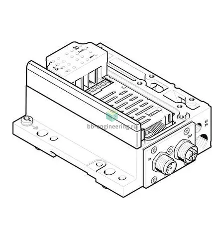 VMPA-ASI-EPL-G-8E8A-CE 573184 FESTO - Электрический интерфейс, изображение 1