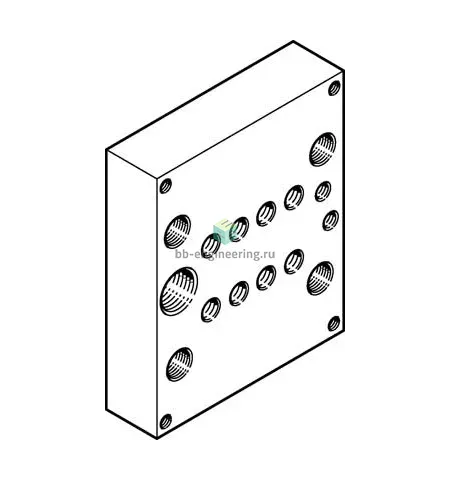 CPV10-VI-P4-M7 161970 FESTO - Многоканальная пневматическая плита, изображение 1