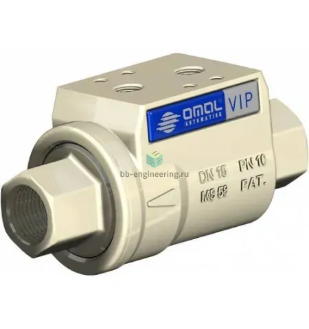 VDA30706 OMAL - Коаксиальный клапан, G1, ДУ 25, 2/2 бистаб., уплотн. EPDM, с двумя датчиками, изображение 1