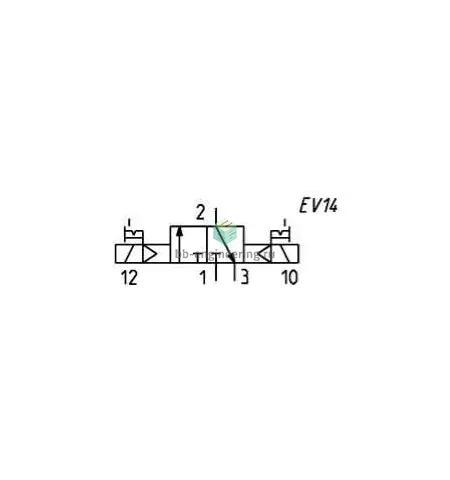 434-011-22 CAMOZZI - Распределитель электр. упр., 3/2 бист., G1/4, без катуш., изображение 2