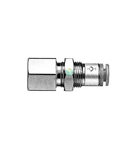 KCE06-02 SMC - Соединитель панельный с внутр. резьбой R1/4-6 мм, изображение 1