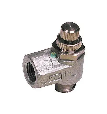 AS4200-04 SMC - Дроссель с обратным клапаном, G1/2, для привода, изображение 1