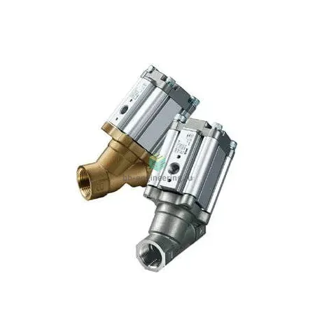 VXB215BA SMC - Клапан седельный, G1/2, ДУ 14, бронзовый, 2/2 НЗ, изображение 1