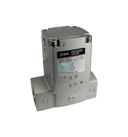 VNA101A-10A SMC - Клапан седельный, G3/8, ДУ 10, алюминиевый, 2/2 НЗ, изображение 1